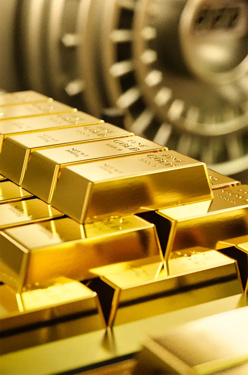 Gold storage vault